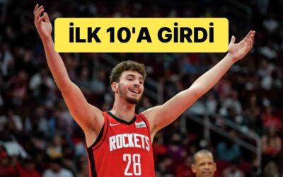 NBA&apos;deki Milli Gururumuz Alperen Şengün İstatistikleriyle İlk 10&apos;a Girdi