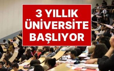 YÖK’ten 3 Yıllık Üniversite Açıklaması: 3 Yıllık Üniversite Eğitimi Gelecek Yıl Başlıyor
