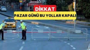 İstanbul'da Pazar Günü Bazı Yollar Düzenlenecek Koşu Nedeniyle Trafiğe Kapalı Olacak