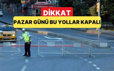 İstanbul&apos;da Pazar Günü Bazı Yollar Düzenlenecek Koşu Nedeniyle Trafiğe Kapalı Olacak