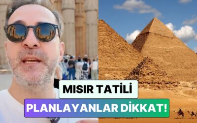Mısır&apos;ı Gezen Bir Türk Turistleri Dolandırmaya Çalışan Esnafa Karşı Uyardı