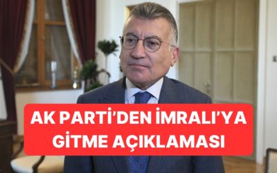 AK Parti&apos;den İmralı Açıklaması: &quot;Olumlu Fikir Beyan Ediyoruz&quot;