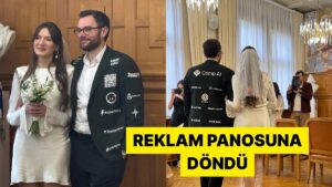 Fransız Girişimci Düğün Masraflarını Karşılamak İçin Damatlığına Sponsor Aldı