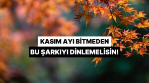 Kasım Ayı Bitmeden Hangi Şarkıyı Dinlemelisin?