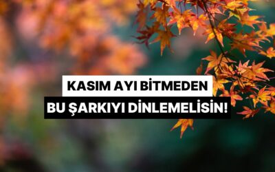 Kasım Ayı Bitmeden Hangi Şarkıyı Dinlemelisin?