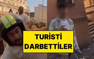 İspanyol YouTuber'ın Tarlabaşı'nda Önünün Kesildiği Anlar Saniye Saniye Kaydedildi
