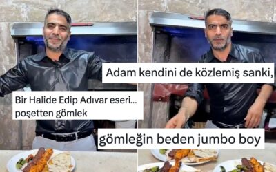 Bir Kebapçının Giydiği Siyah Poşetten Hallice Gömleğe Gelen Komik Yorumlar