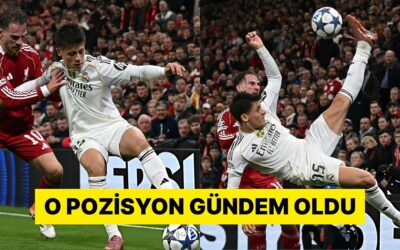 Milli Futbolcu Arda Güler&apos;in Liverpool Maçında Yaptığı Akrobatik Hareket Viral Oldu