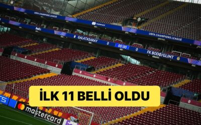 Galatasaray&apos;ın Şampiyonlar Ligi&apos;ndeki Bodo/Glimt Maçında İlk 11&apos;i Belli Oldu