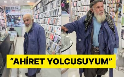 Bir Esnaf Dükkanına Giren Yaşlı Müşteriyi Hızır Zannetti
