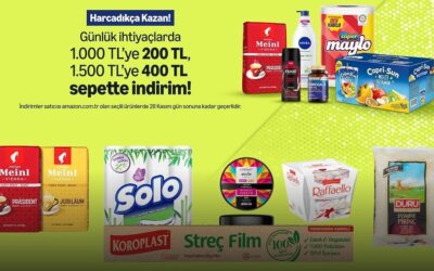 Günlük İhtiyaçlarınızı Tamamlayacak Ürünlerde Harcadıkça Kazan Fırsatı Başladı!