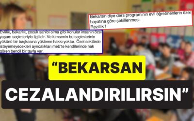 Eğitim Müfredatının Evli Öğretmenlere Göre Şekillendiğini Söyleyen Kullanıcı Sosyal Medyayı İkiye Böldü
