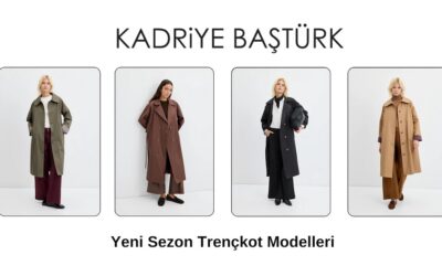 Yeni Sezonda Göz Alıcı Kadın Trençkot Renk Seçenekleri