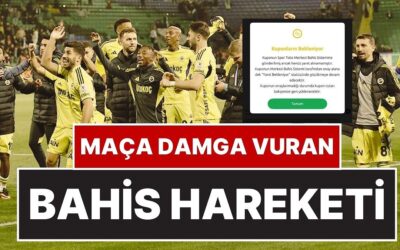 Rizespor – Fenerbahçe Maçındaki ‘Bahis’ Hareketi Sosyal Medyada Gündem Oldu