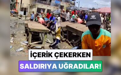 Eşyaları Çalındı: Kamerun Sokaklarını Gezen İki İçerik Üreticisi Bir Pazarda Saldırıya Uğradı