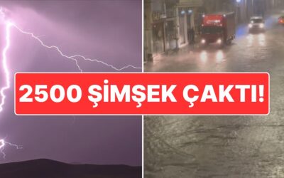 25 Ekim Cumartesi Hava Durumu: İstanbul’da Geceyi Şimşekler Aydınlattı