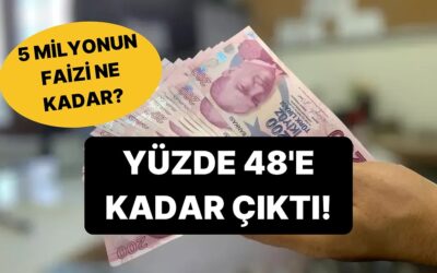 Mevduat Faizlerinde Son Durum: 5 Milyon TL&apos;nin Aylık Getirisi Ne Kadar Oldu?