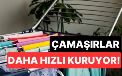 Isıtıcıyı Açmadan Çamaşırları Jet Hızında Kurutan 2 Dakikalık Yöntem Açıklandı