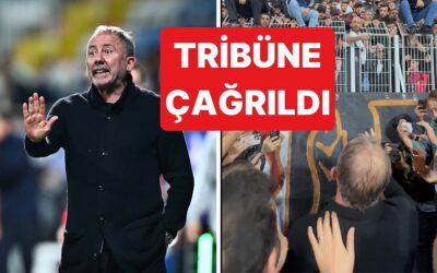 Beşiktaş Taraftarı "Sergen Gelecek Hesap Verecek" Dedi, Sergen Yalçın Tribüne Gitti