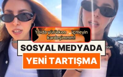 Yolda Yürüyerek Sigara İçenlere Sitem Eden Kadın Sosyal Medyada Yeni Tartışma Başlattı