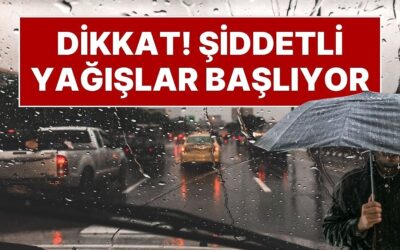 3 Kasım Pazartesi Hava Durumu: Yeni Haftada Hava Nasıl Olacak? Şiddetli Yağışlar Başlıyor!