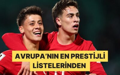 Milli Futbolcularımız Arda Güler ve Kenan Yıldız Golden Boy Ödüllerinde İlk 5'te Yer Aldı