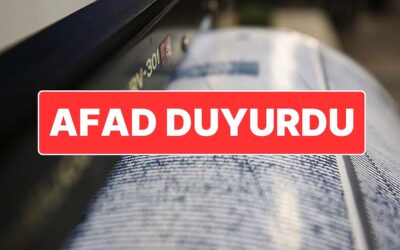 AFAD Duyurdu: Balıkesir Sındırgı’da 4.3 Büyüklüğünde Deprem Meydana Geldi