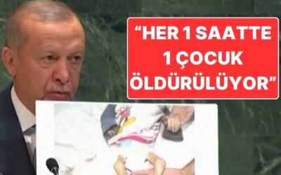 Cumhurbaşkanı Recep Tayyip Erdoğan’dan BM Genel Kurulu’nda İsrail’e Tepki: &quot;Her 1 Saate 1 Çocuk Ölüyor&quot;