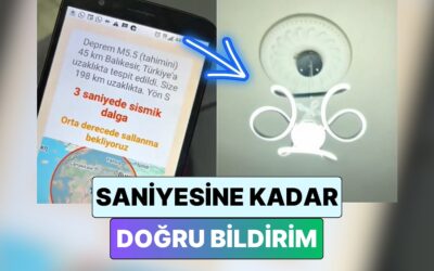 Bir Vatandaş Sındırgı&apos;da Meydana Gelen Depremden Önce Aldığı Bildirimi ve Ardından Yaşanan Sarsıntıyı Paylaştı