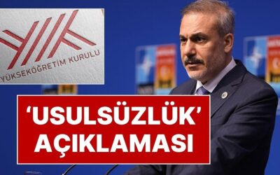 YÖK&apos;ten Hakan Fidan&apos;ın Diplomasına İlişkin Açıklama