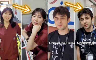 Uzun Saatler Nöbet Tutmak Zorunda Kalan Doktorlar Nöbetlerinin İlk ve Son Saatlerini Paylaştı