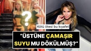Yonca Evcimik&apos;in Sahnede Tercih Ettiği Çıplak Vücut Çizimli Elbisesi Dillere Fena Düştü!