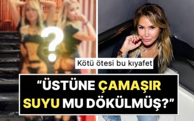 Yonca Evcimik&apos;in Sahnede Tercih Ettiği Çıplak Vücut Çizimli Elbisesi Dillere Fena Düştü!