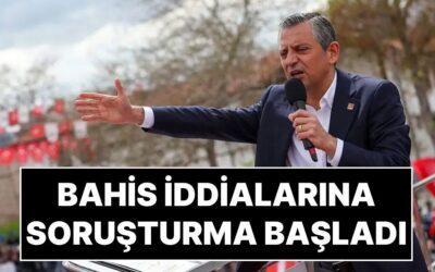 Özgür Özel’in Gündeme Getirdiği “5,5 Milyonluk Bahis” İddiası Hakkında Soruşturma Başlatıldı