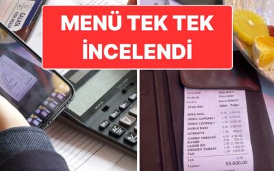 30 Üründe Farklılık Tespit Edildi: İstanbul’daki 59 Bin Liralık Restoran Hesabına İnceleme