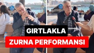 Gırtlağıyla Zurna Çalarak Hüsnü Şenlendirici&apos;ye Meydan Okuyan Vatandaş &quot;Biz Ne İzledik Şimdi?&quot; Dedirtti