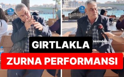 Gırtlağıyla Zurna Çalarak Hüsnü Şenlendirici&apos;ye Meydan Okuyan Vatandaş &quot;Biz Ne İzledik Şimdi?&quot; Dedirtti