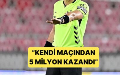 Hakemlerle İlgili Bahis Skandalında Yeni İddia: &quot;Kendi Maçına Oynadı 5 Milyon Kazandı&quot;