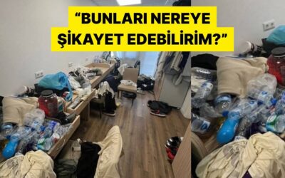 KYK Yurdunda Kalan Öğrenci Oda Arkadaşlarınının Dağınıklığını İfşa Etti