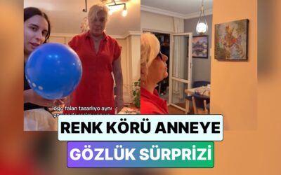 Bir Kadın Renk Körü Olan Tasarımcı Annesine Gözlük Alarak Kendi Tasarımlarını İnceletti