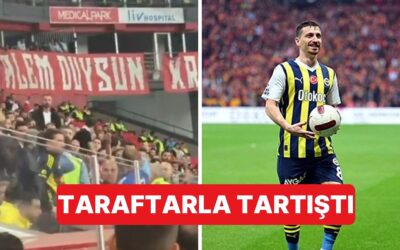 Fenerbahçe&apos;de Mert Hakan Yandaş ile Samsunspor Taraftarı Arasındaki Tartışmaya Polis Müdahalesi