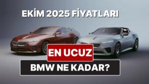 Ekim 2025 BMW Fiyat Listesi! İşte BMW 1, 2, 3, 4, 5, M, X ve i Serisi Güncel Fiyatları