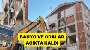 İstanbul Bahçelievler&apos;de Yıkım Sırasında Bir Binanın Duvarı Olmadığı Ortaya Çıktı