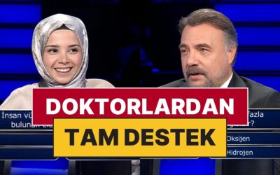 Milyoner&apos;de İnsan Vücuduyla İlgili Soruyu Yanlış Cevapladığı İçin Eleştirilen Doktor Yarışmacıya Destek Yağdı