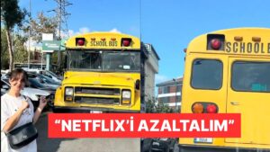 İstanbul Sokaklarında Amerikan Filmlerinden Tanıdığımız Sarı Okul Otobüsü Görüntülendi