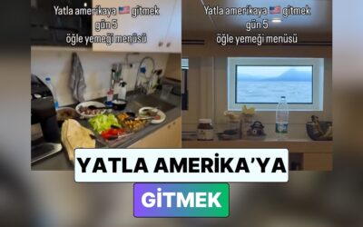 Yat ile Amerika&apos;ya Seyahat Eden Bir Yat Kaptanı Öğle Yemeğini ve Mutfaklarını Paylaştı
