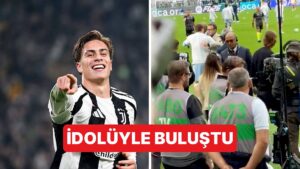 Kenan Yıldız, Juventus-Atalanta Maçı Öncesi Yayın Esnasındaki Del Piero&apos;ya Sarıldı