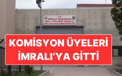 TBMM Açıkladı: Komisyon Heyeti İmralı’ya Gitti