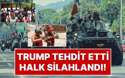 ABD Başkanı Donald Trump, Venezuela’yı Tehdit Etti: Venezuela’da Halk Silahlandı Sokaklara İndi!
