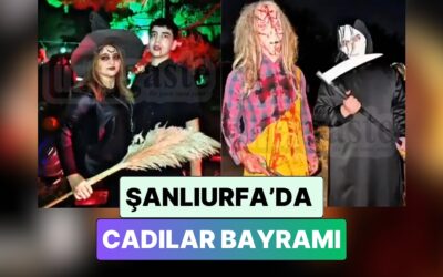 Şanlıurfa&apos;da Halaylar Eşliğinde Kutlanan Cadılar Bayramı&apos;ndan Görüntüler Sosyal Medyada Gündem Oldu